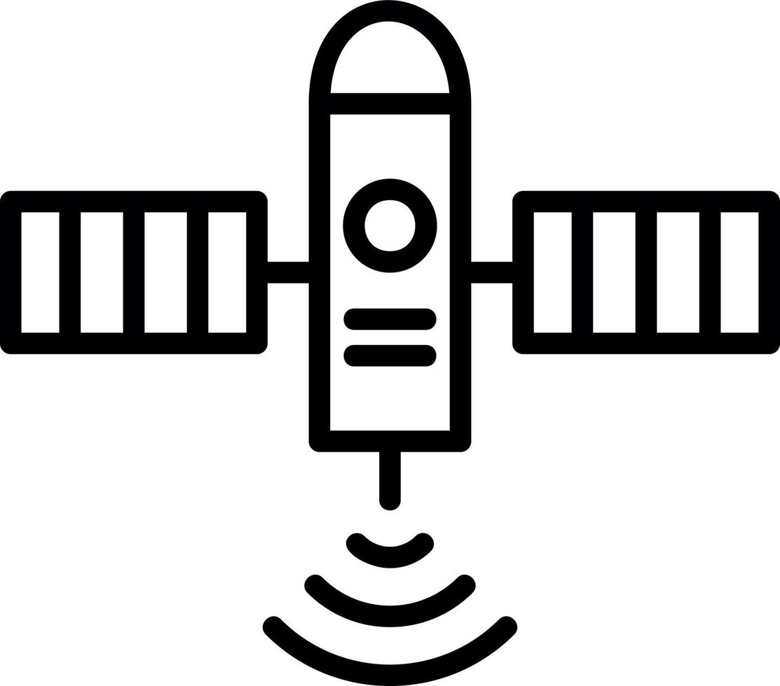 conception d'icône de vecteur satellite