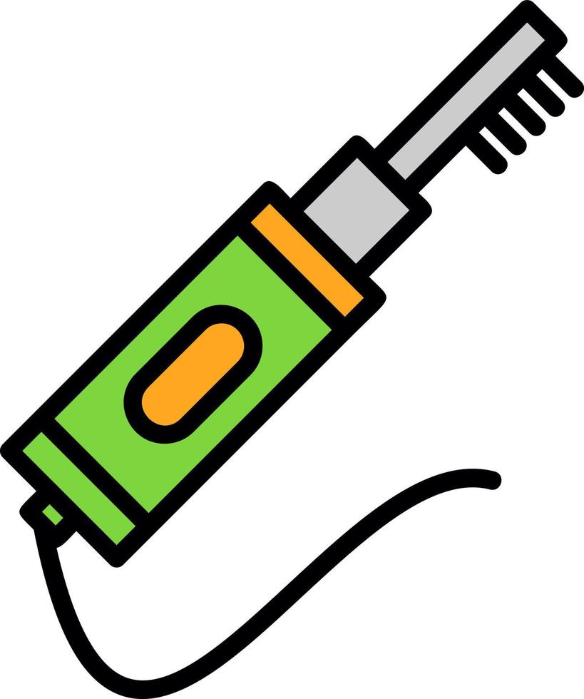 conception d'icône de vecteur de brosse à dents électrique