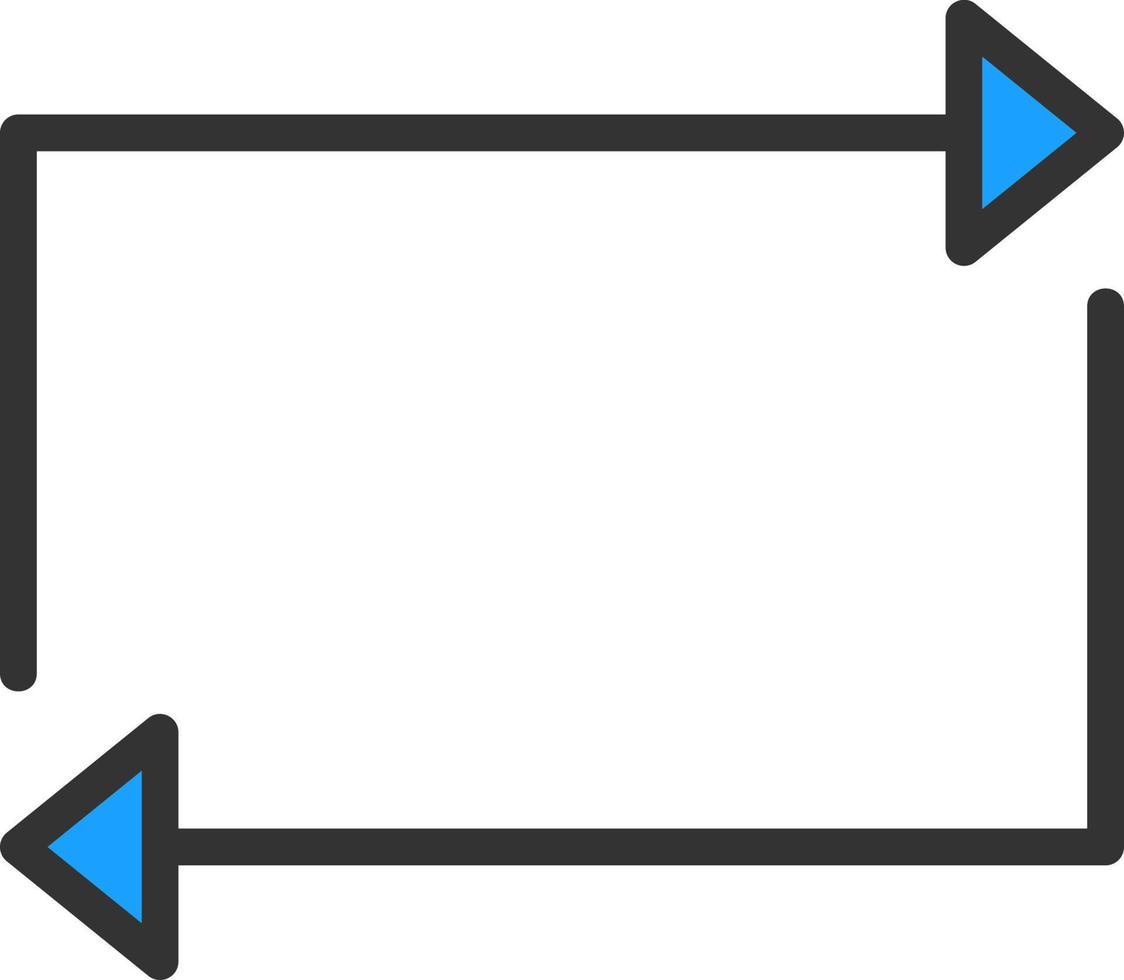 conception d'icône de vecteur de boucle