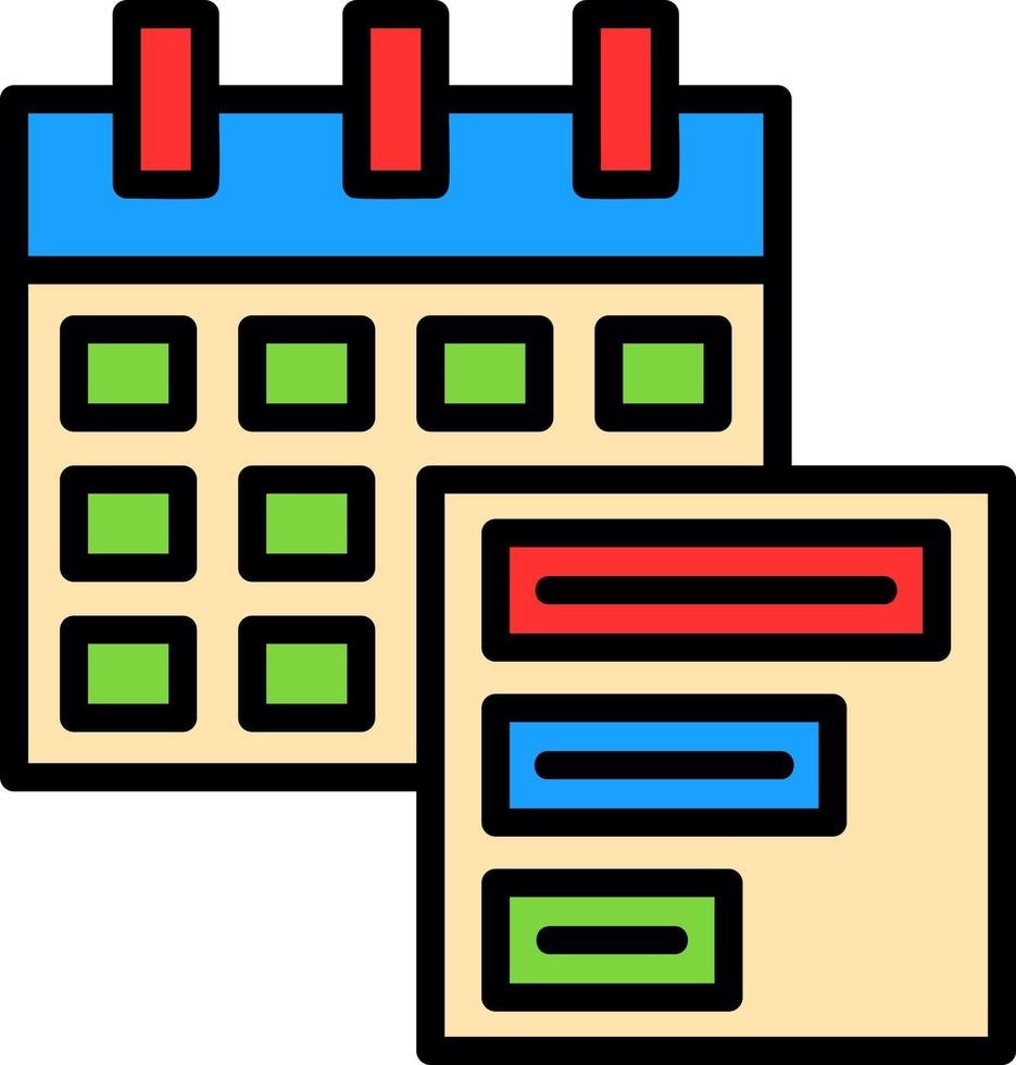 organiser la conception d'icônes vectorielles vecteur