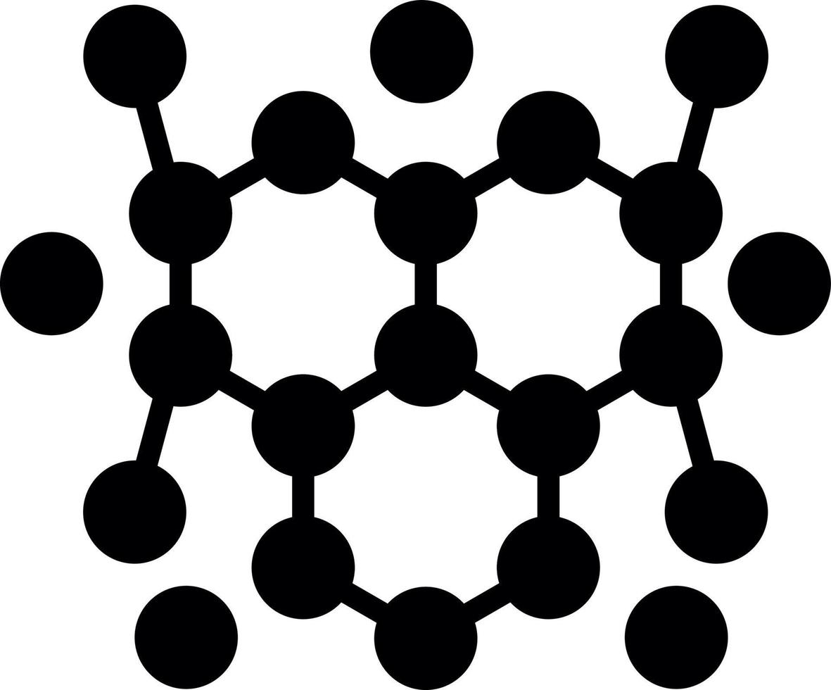 conception d'icône vectorielle nenocrystal vecteur