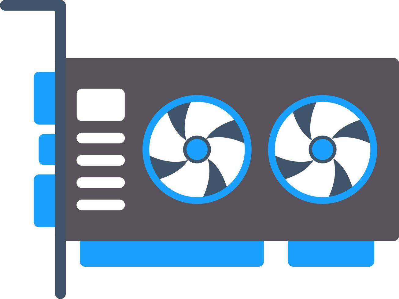 conception d'icône de vecteur de carte vga