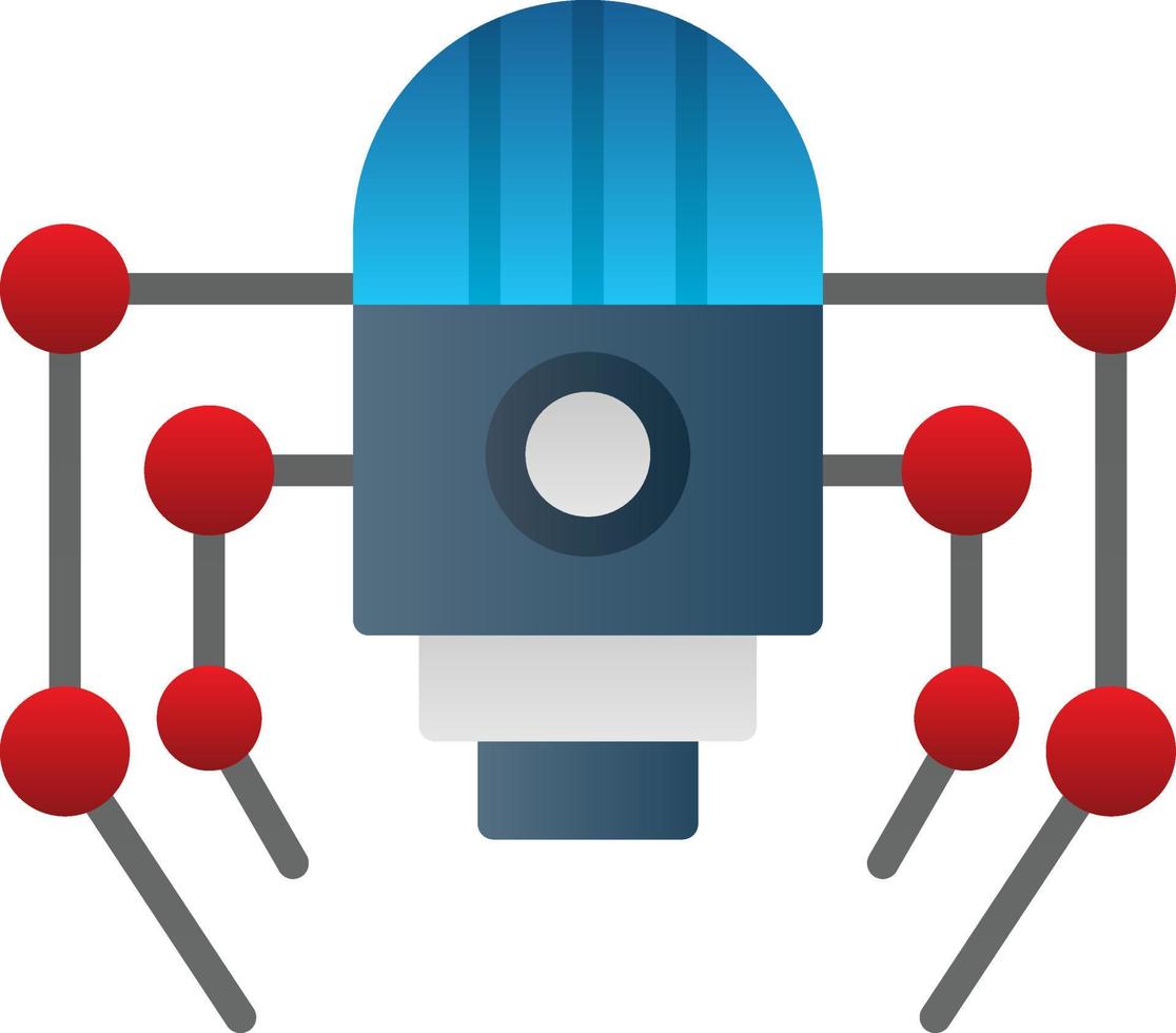 conception d'icône vecteur nano robot