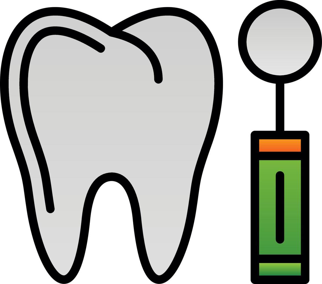 conception d'icône vecteur miroir dentiste