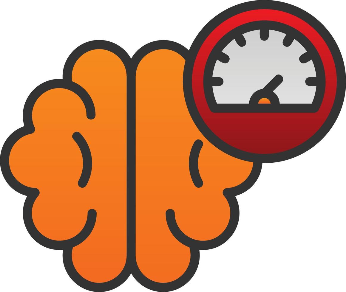 conception d'icône vectorielle de contrôle mental vecteur