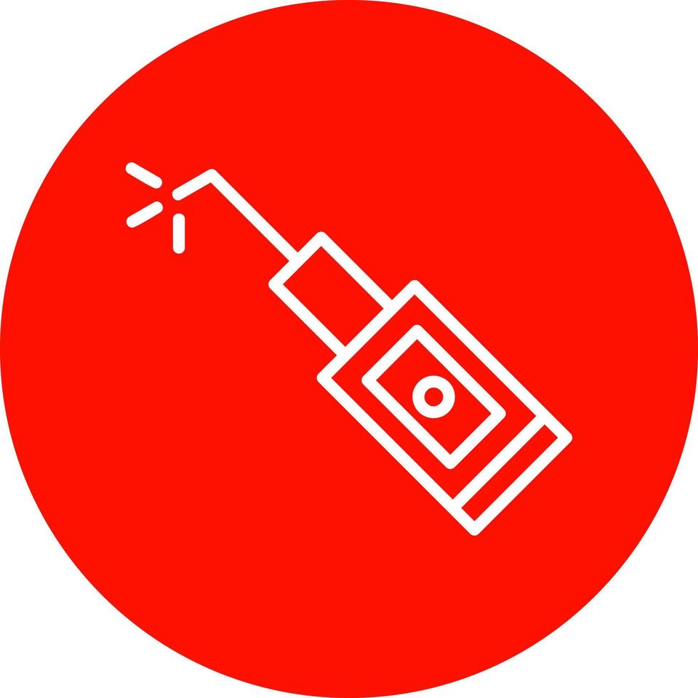 conception d'icône de vecteur d'irrigateur dentaire