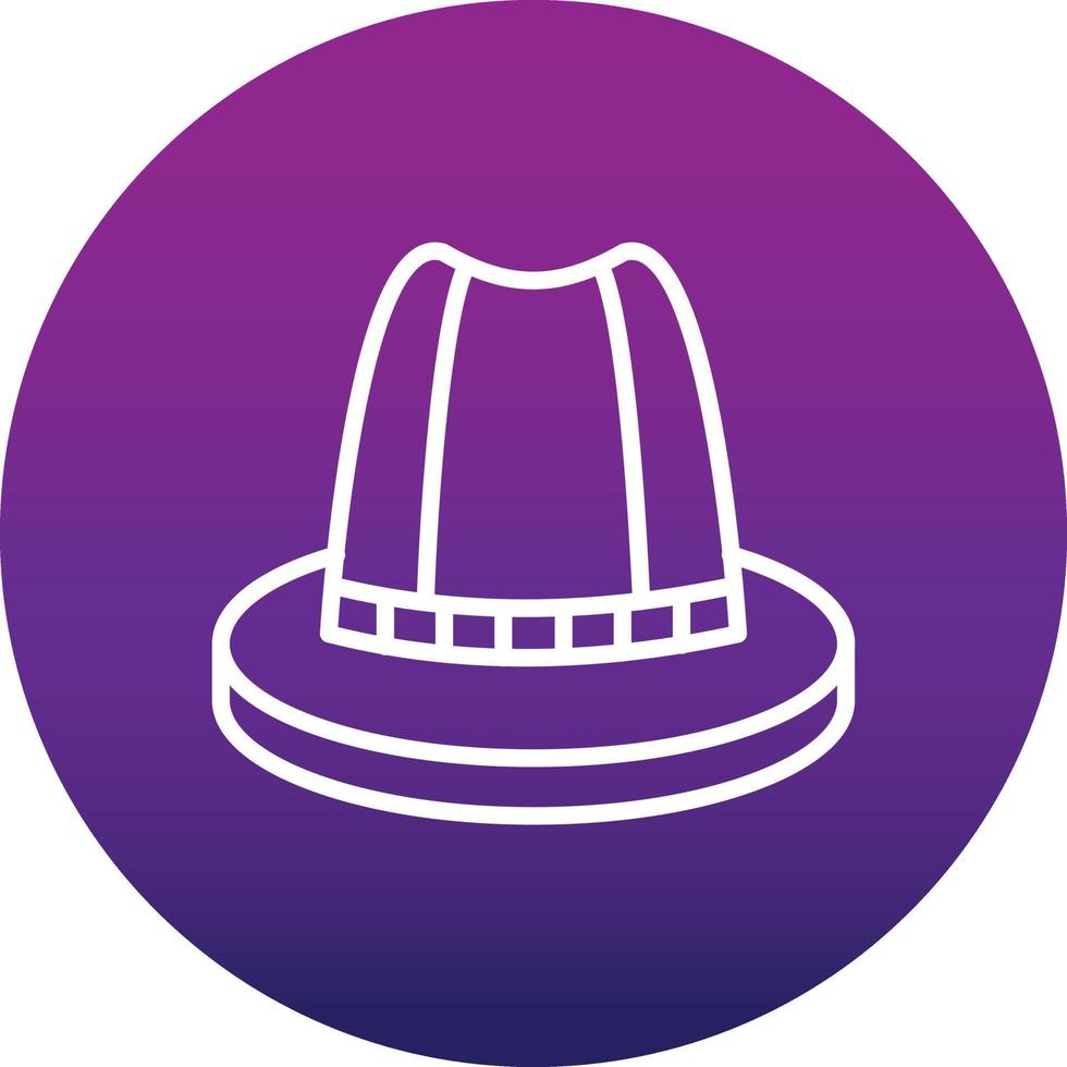icône de vecteur de chapeau haut de forme