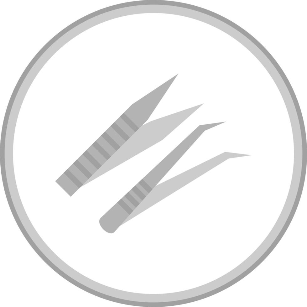 conception d'icône de vecteur de pince à épiler