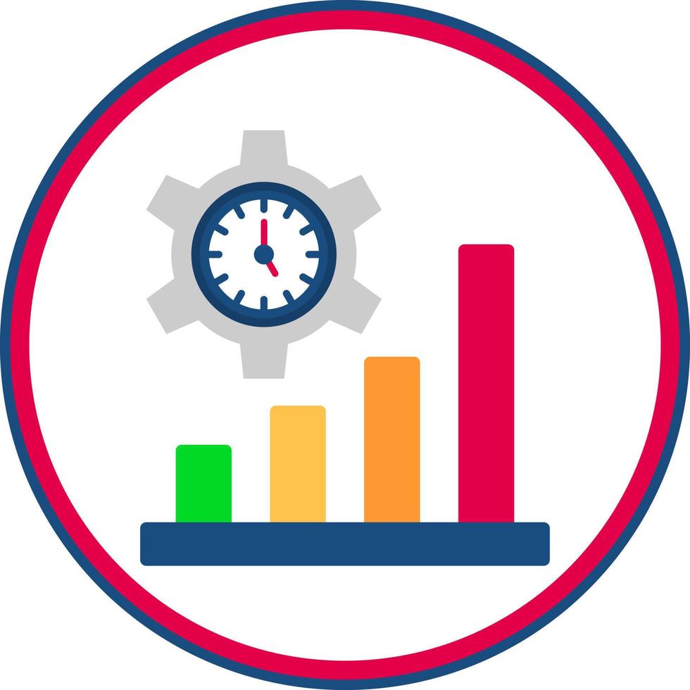 conception d'icône de vecteur d'efficacité