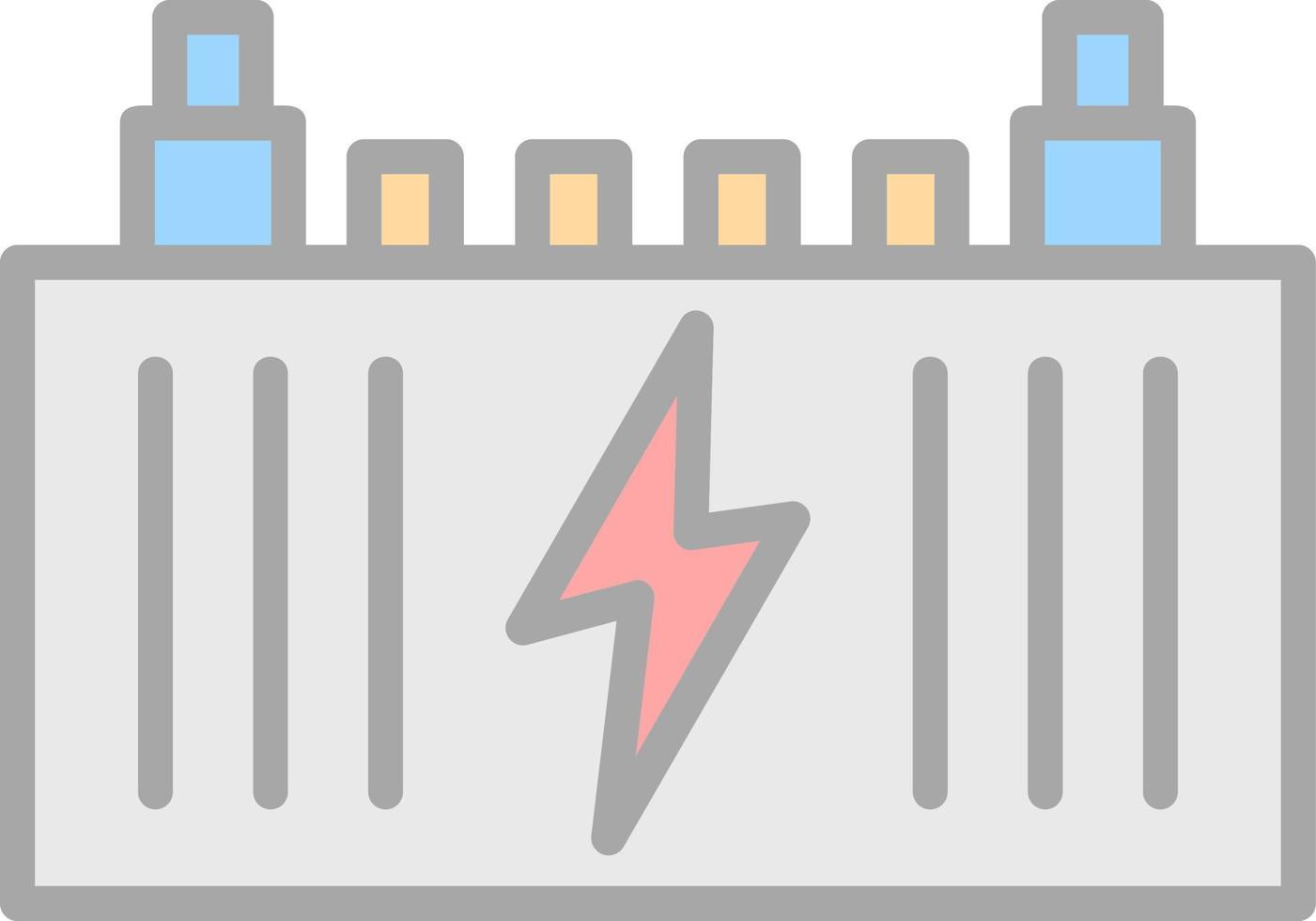 conception d'icône de vecteur de batterie