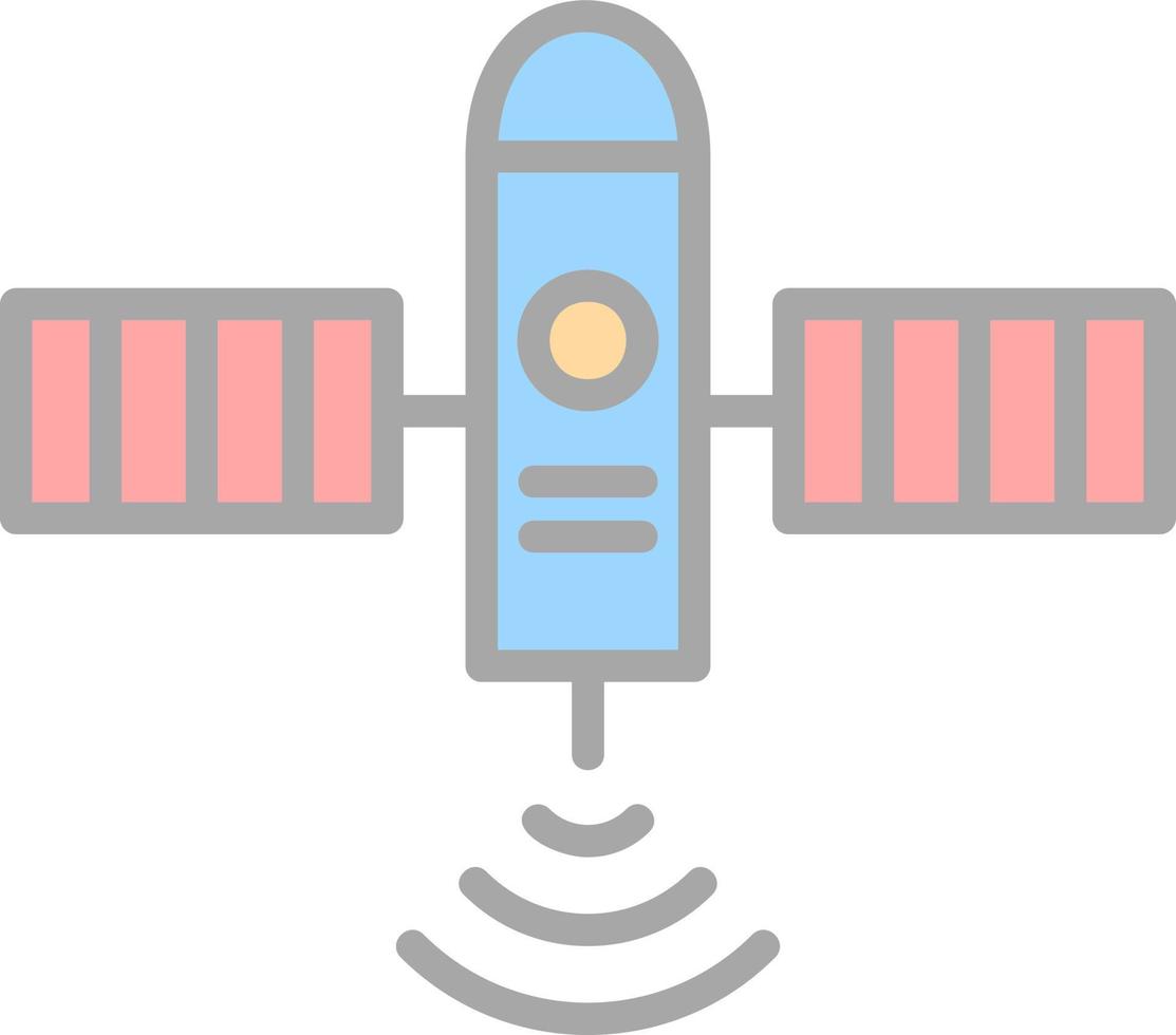 conception d'icône de vecteur satellite