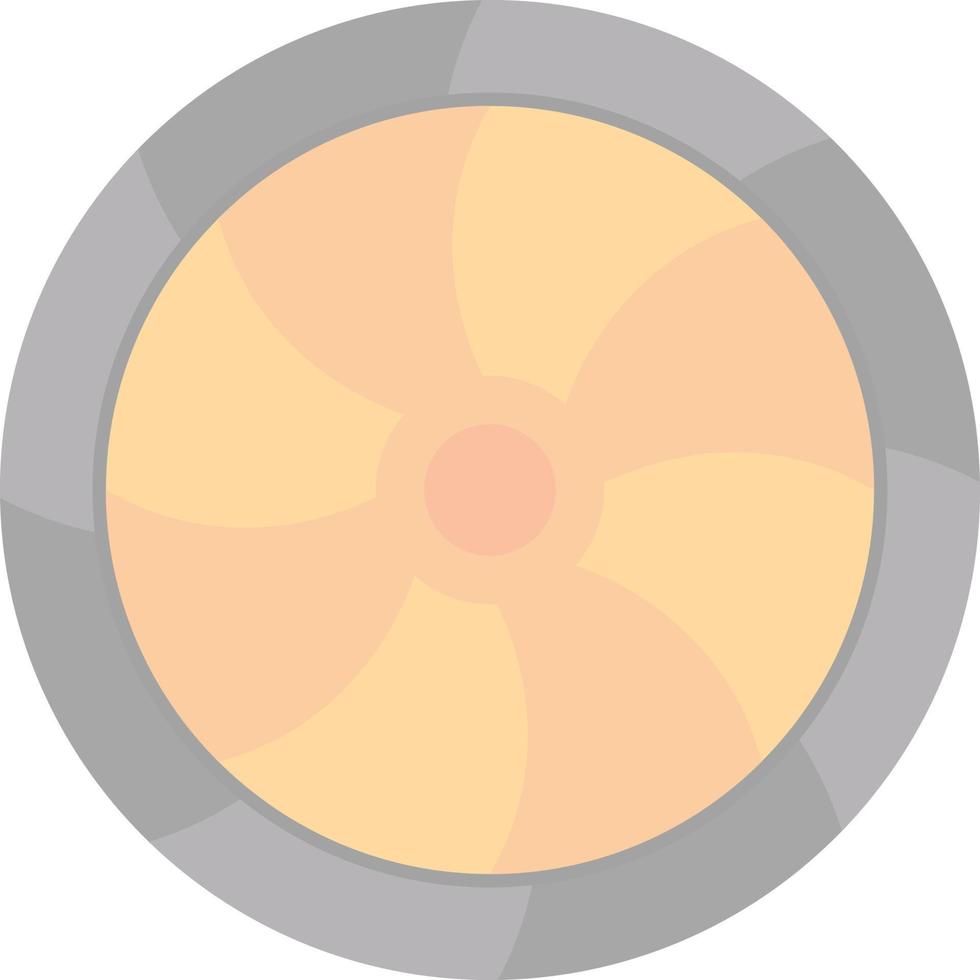 conception d'icône de vecteur de turbine à flux transversal