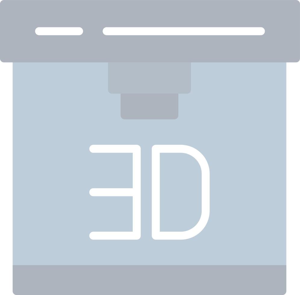 conception d'icône de vecteur d'imprimante 3d