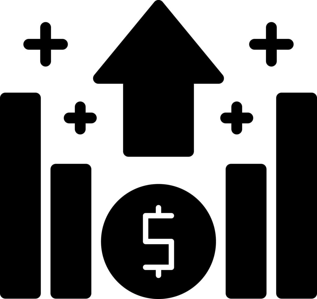conception d'icône de vecteur de financement
