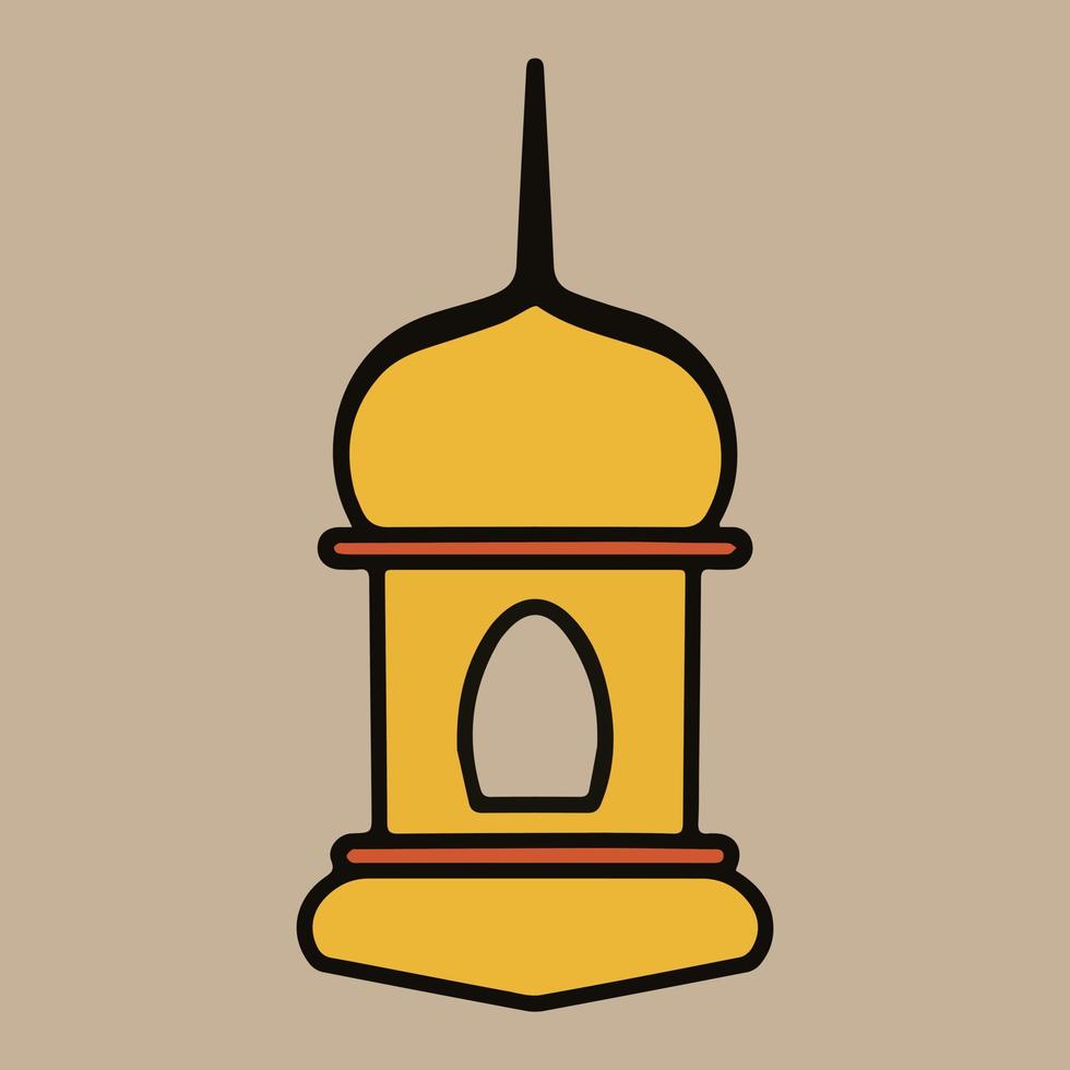 frontière de ramadan kareem, arrière-plan de style art islamique. symbole du ramadan moubarak, lanterne suspendue dorée, lampe arabe, art vectoriel et illustration