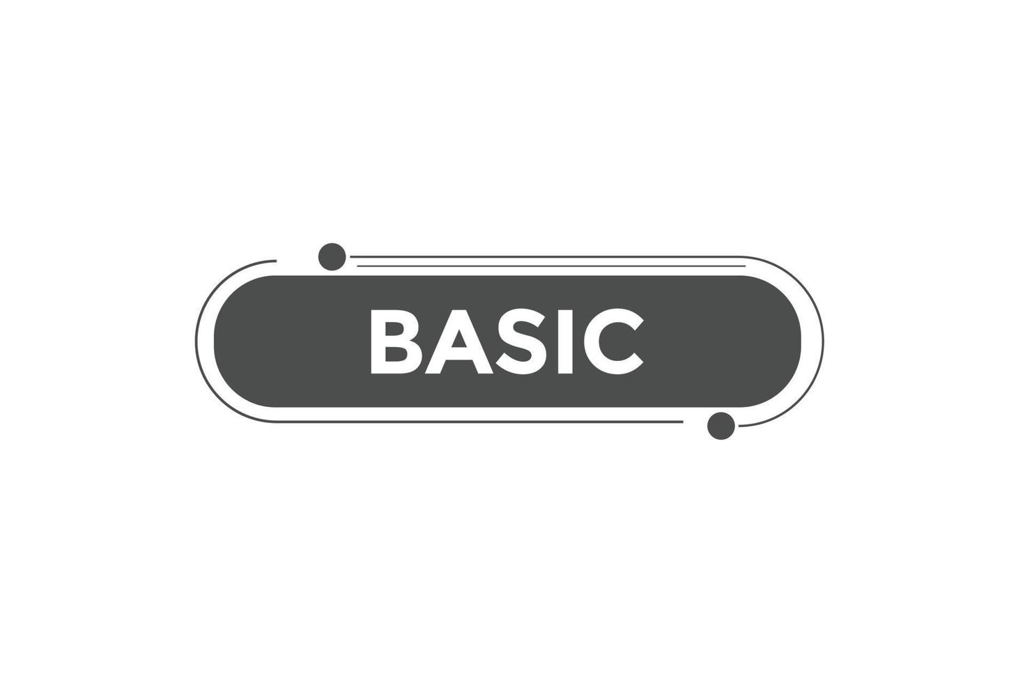 modèles de bannière Web de bouton printbasic. illustration vectorielle vecteur