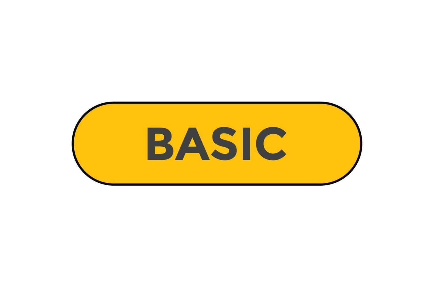 modèles de bannière Web de bouton printbasic. illustration vectorielle vecteur