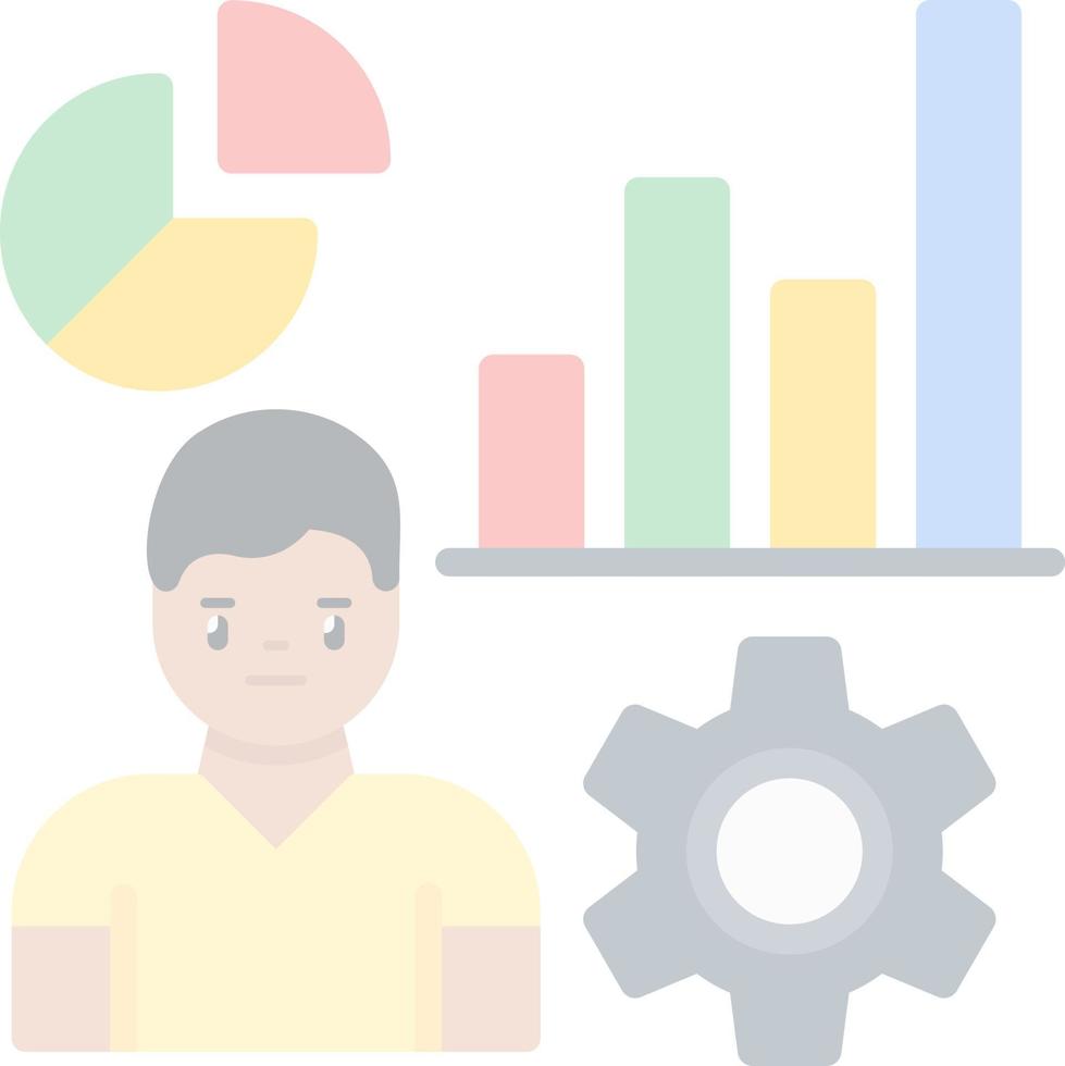 conception d'icône vectorielle d'analyse ux vecteur