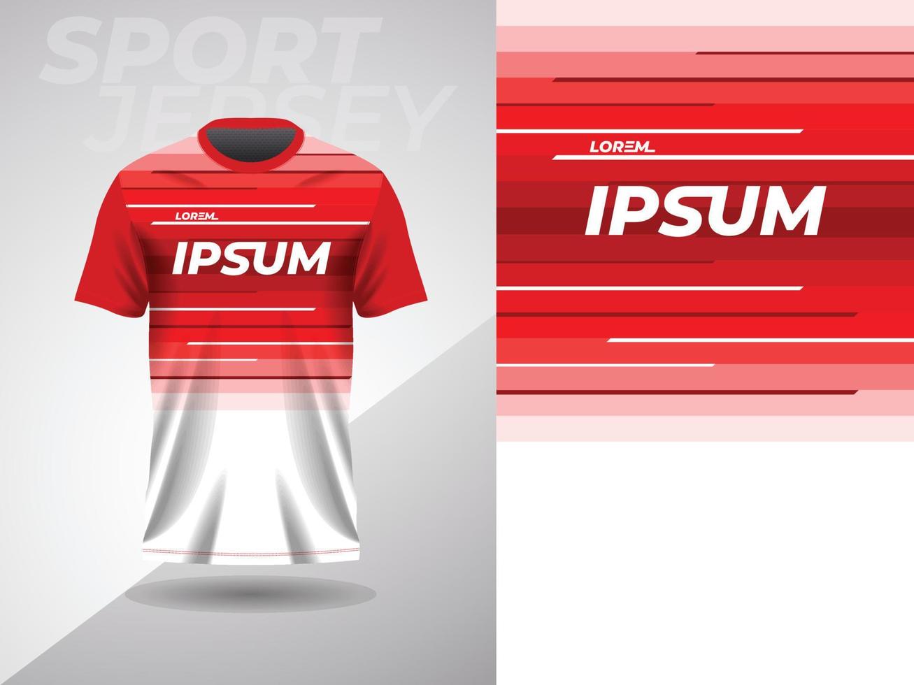 conception de maillot de sport de chemise abstraite rouge pour le football football course jeu cyclisme course vecteur