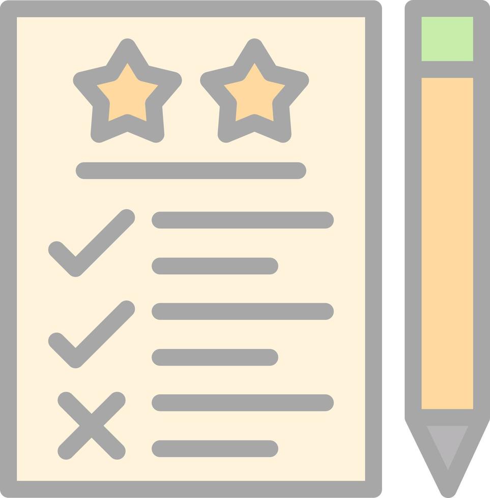 conception d'icône de vecteur d'évaluation
