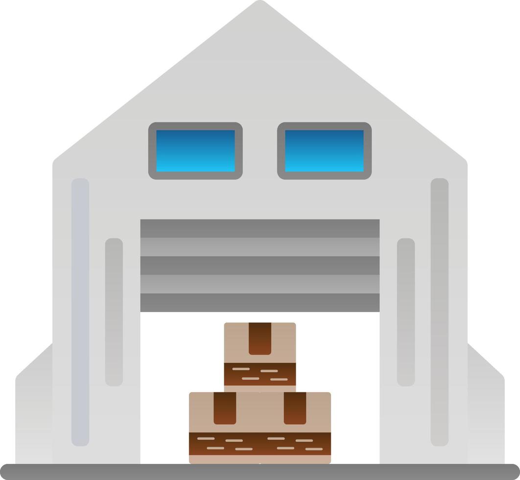 conception d'icône de vecteur d'entrepôt