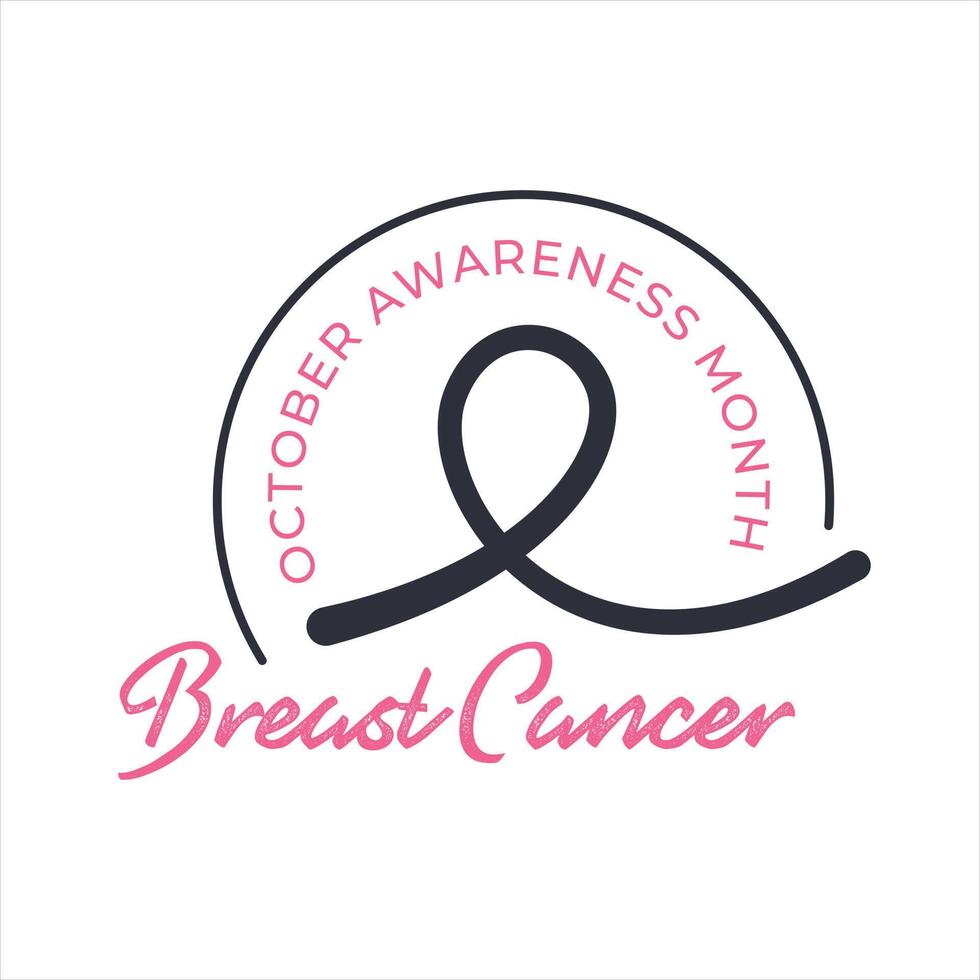 conception d'affiche vectorielle de campagne de sensibilisation au cancer du sein. illustration de message de protection du sein femme forte. vecteur
