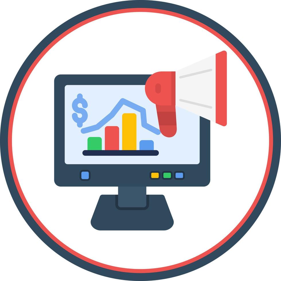 conception d'icône de vecteur de marketing de vente