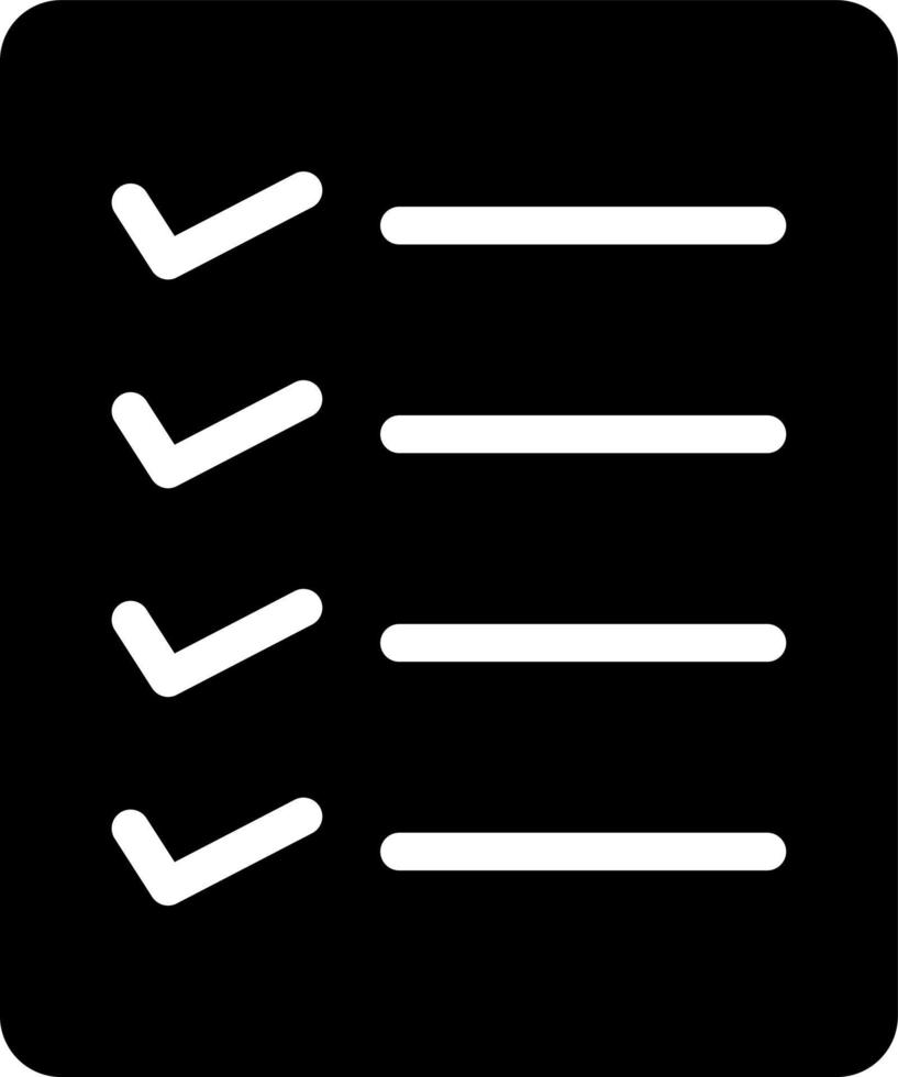 conception d'icône de vecteur de liste