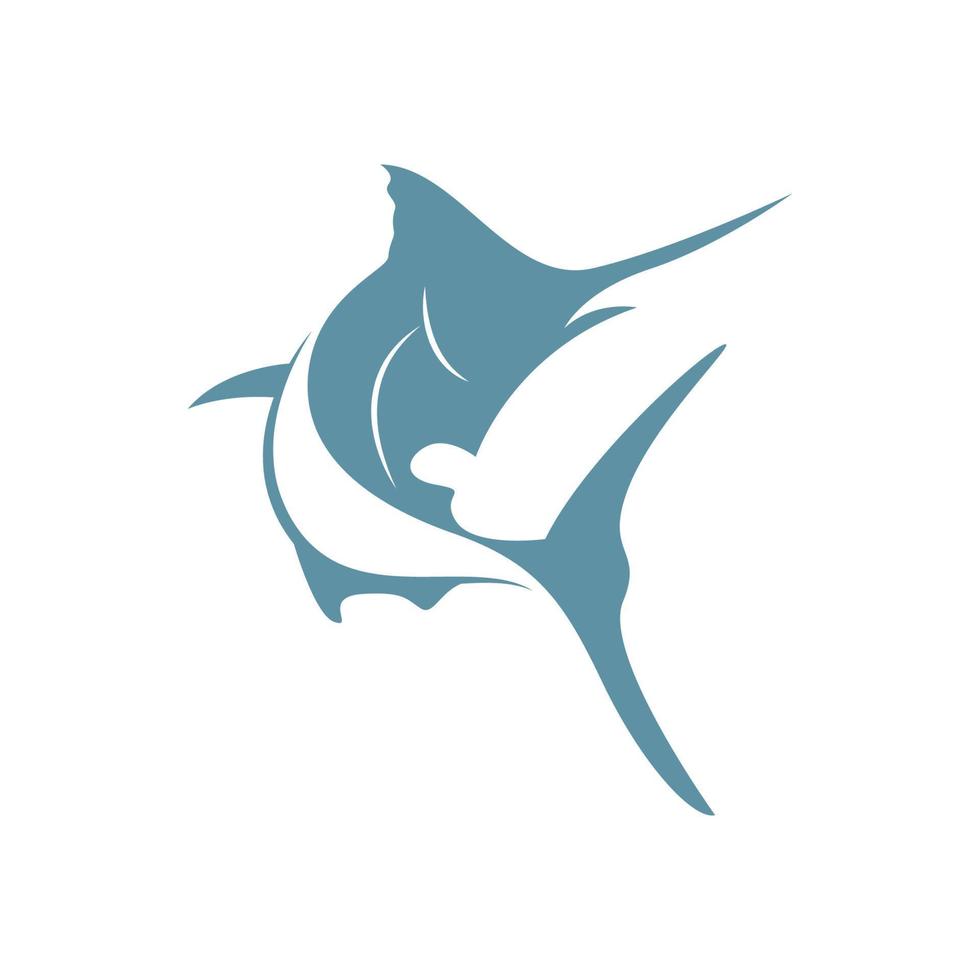 illustration de conception de logo de poisson vecteur