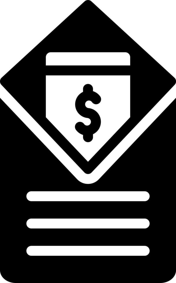 conception d'icône de vecteur de salaire