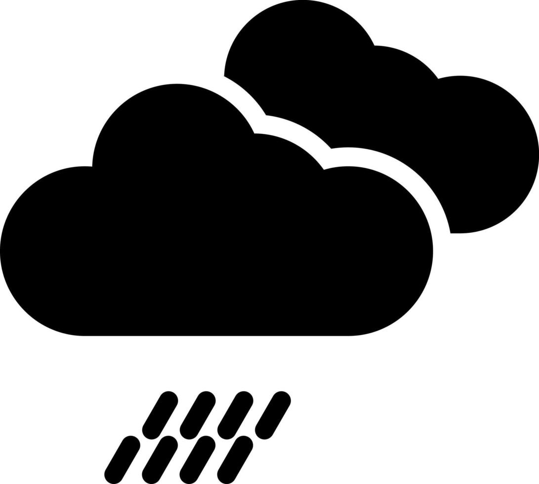 conception d'icône de vecteur de pluie