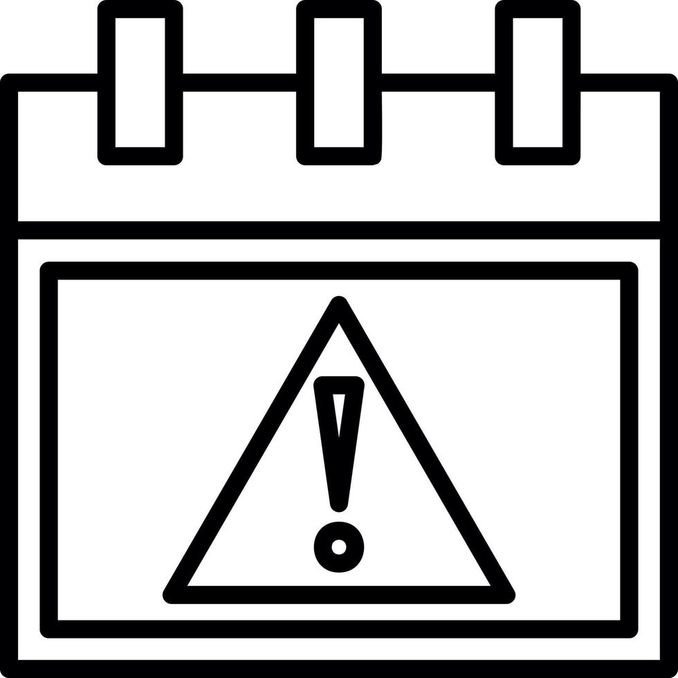 conception d'icône de vecteur d'alerte