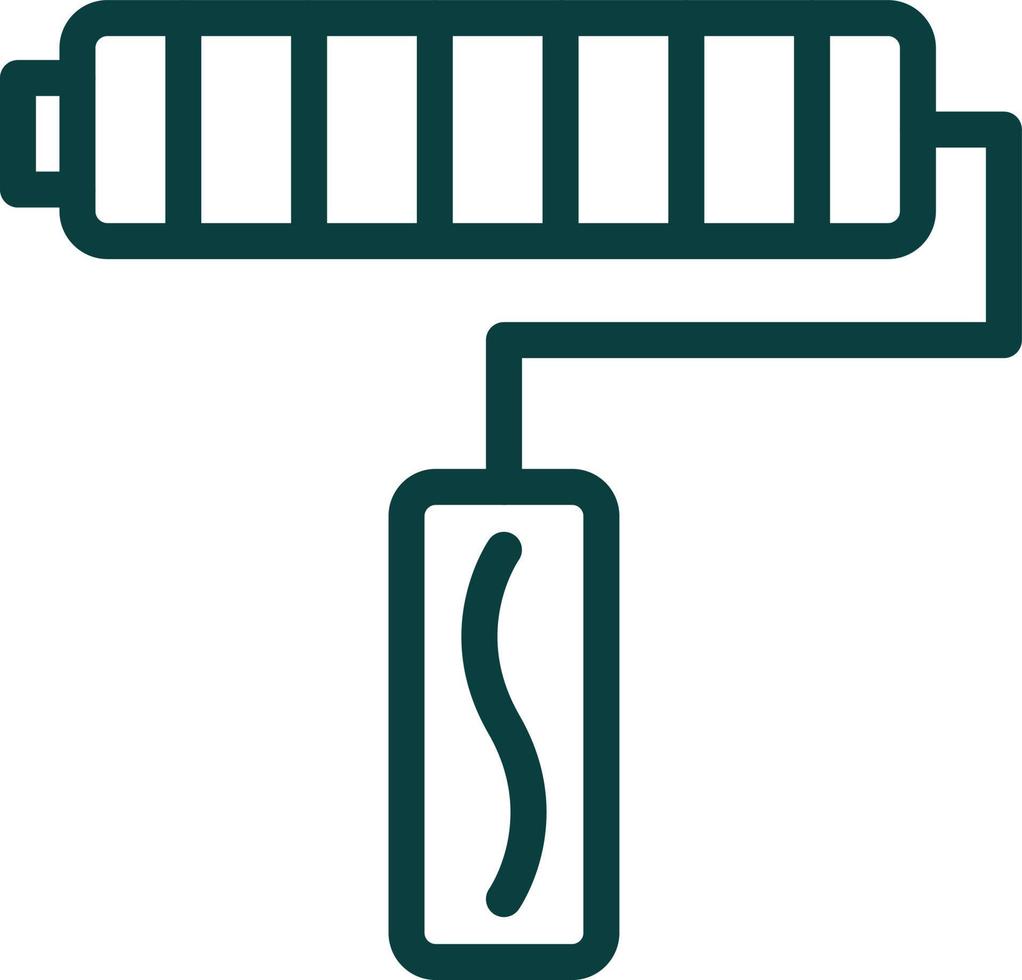 conception d'icône de vecteur de rouleau