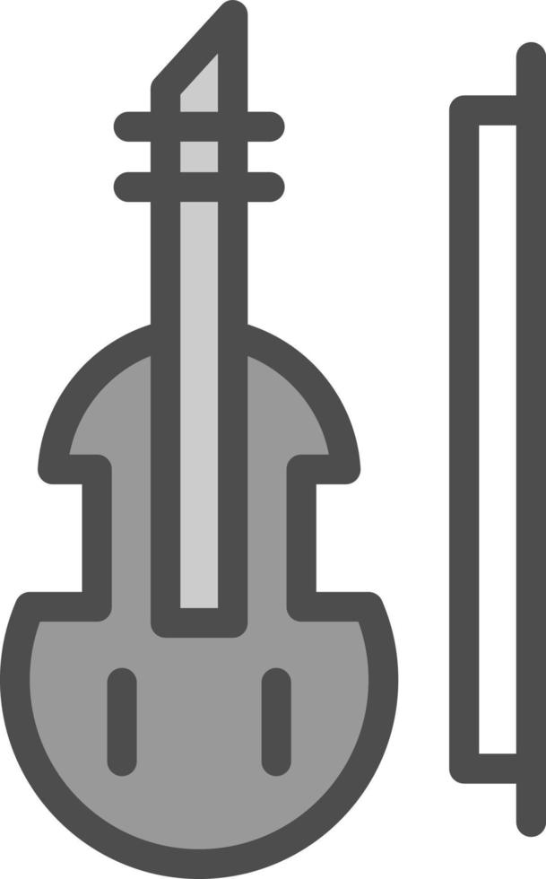 conception d'icône de vecteur de violon