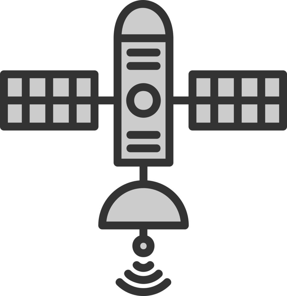 conception d'icône de vecteur satellite