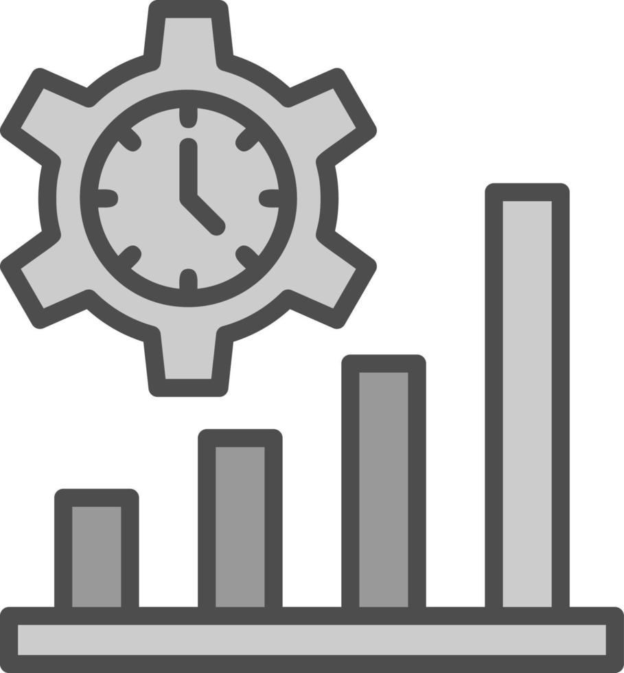 conception d'icône de vecteur d'efficacité