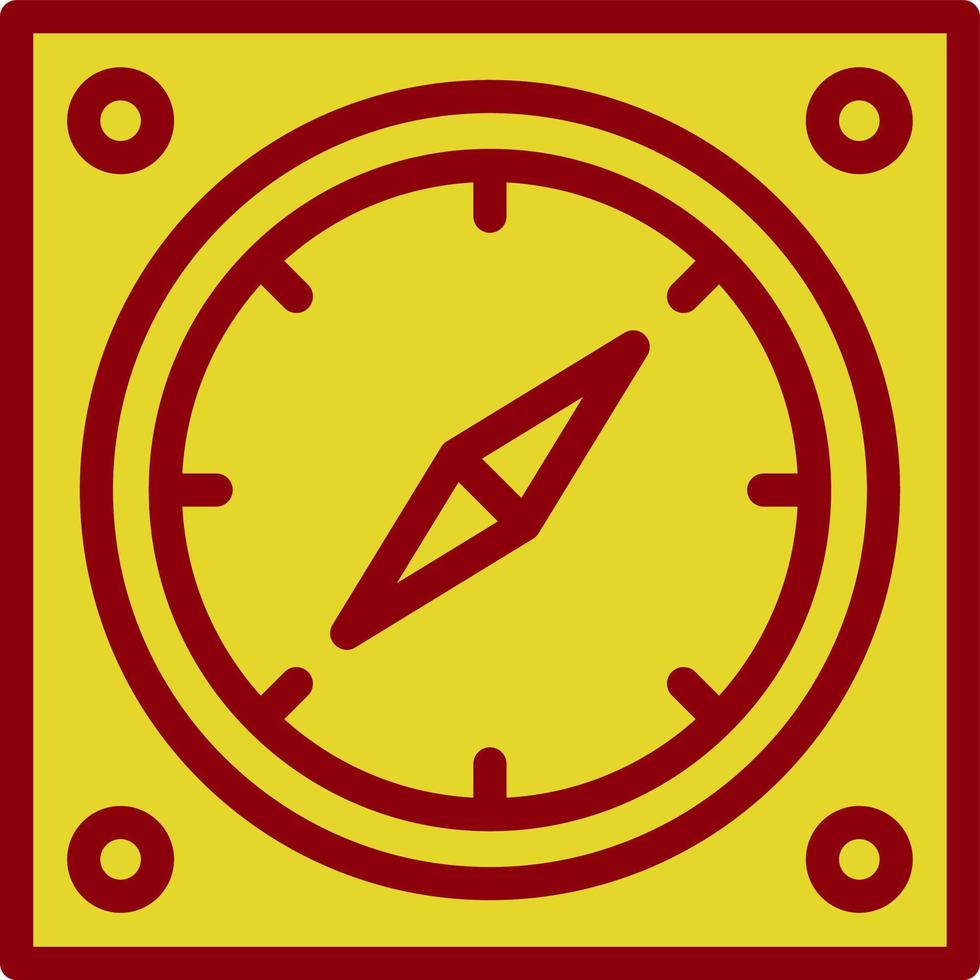 conception d'icône de vecteur de boussole