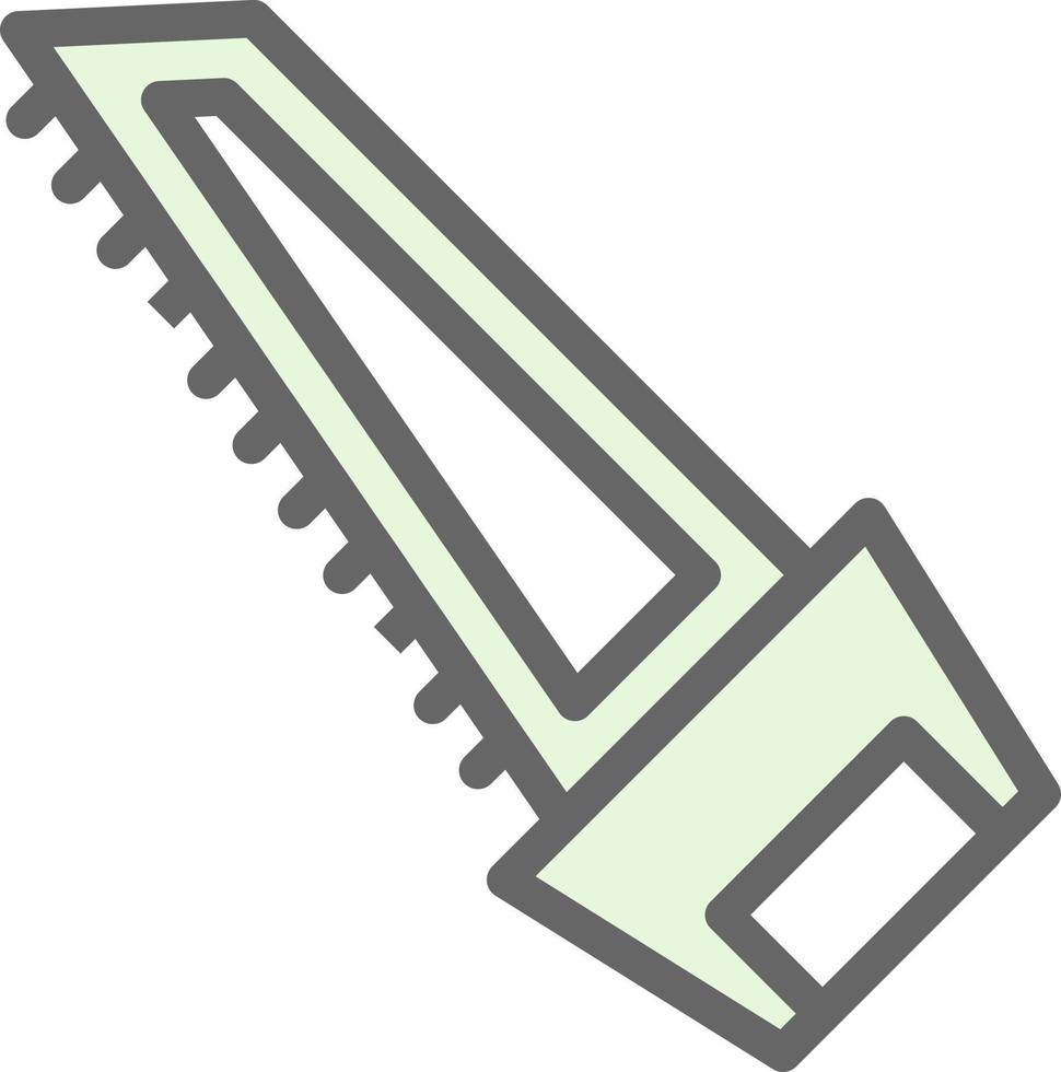 conception d'icône de vecteur de scie