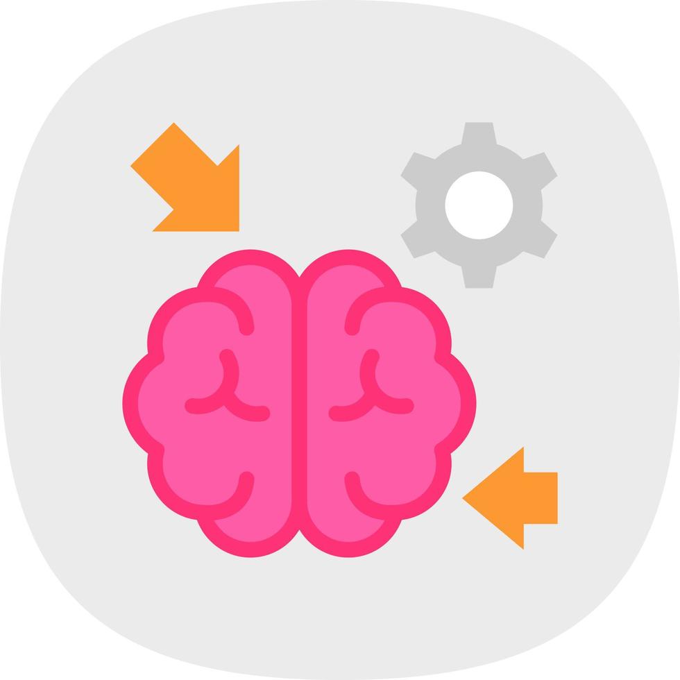 conception d'icône de vecteur de remue-méninges
