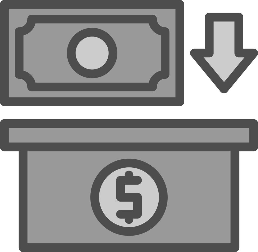 création d'icônes vectorielles de comptes débiteurs vecteur