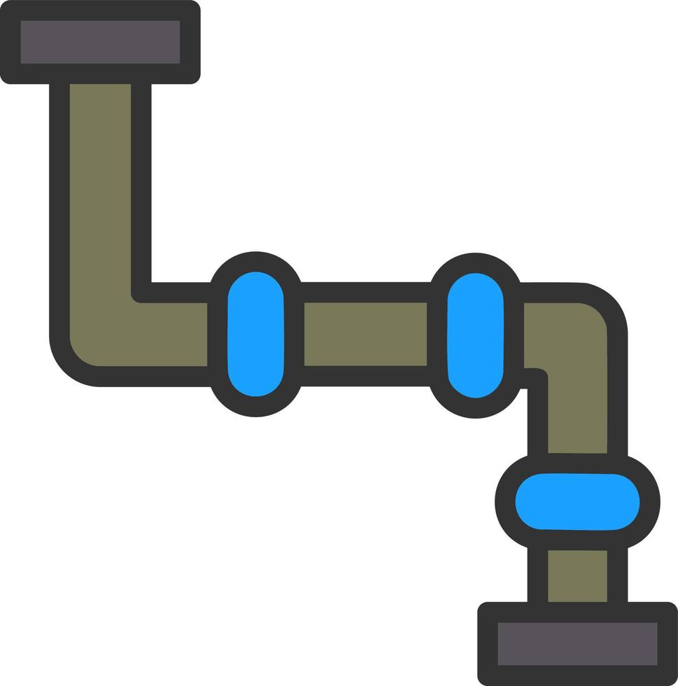 conception d'icône de vecteur de pipeline