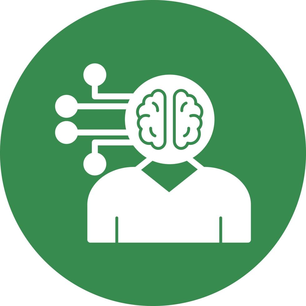 conception d'icône de vecteur d'intelligence