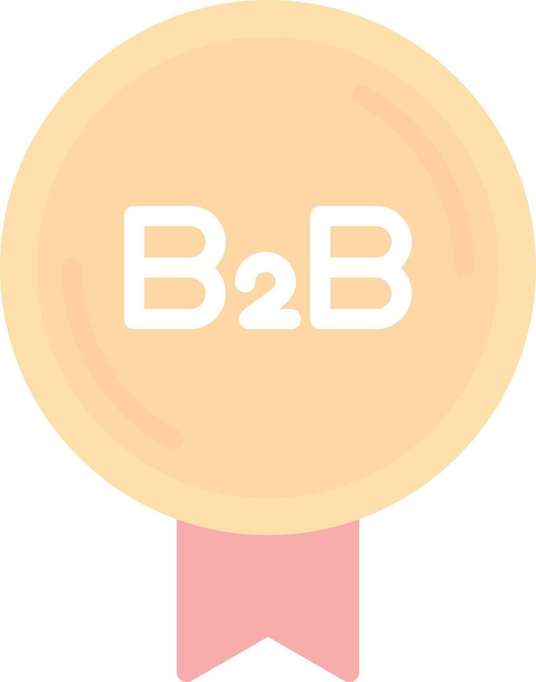 conception d'icône vectorielle b2b vecteur