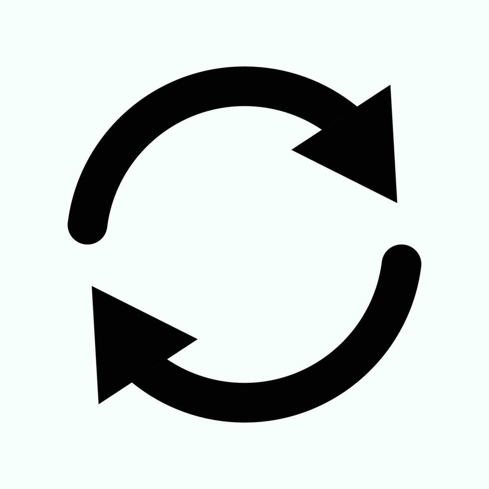 symbole de flèche de recyclage eps10 - vecteur