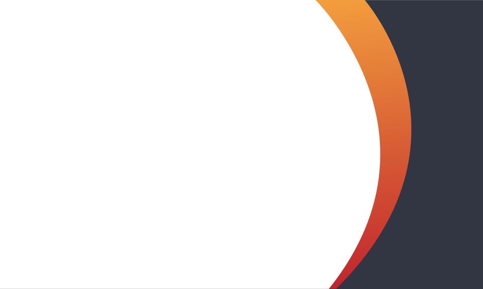 le mélange de couleurs orange et noir est un arrière-plan vectoriel de conception parfait pour la présentation de l'entreprise