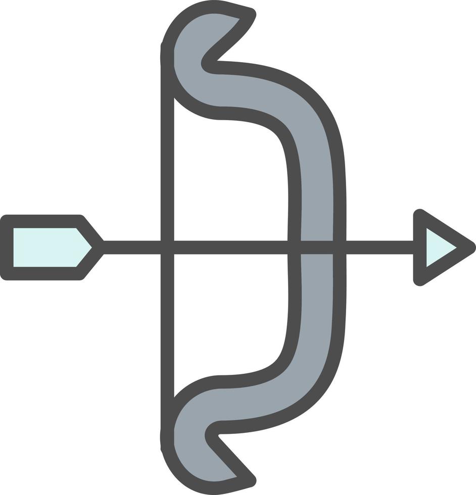icône de vecteur d'arbalète