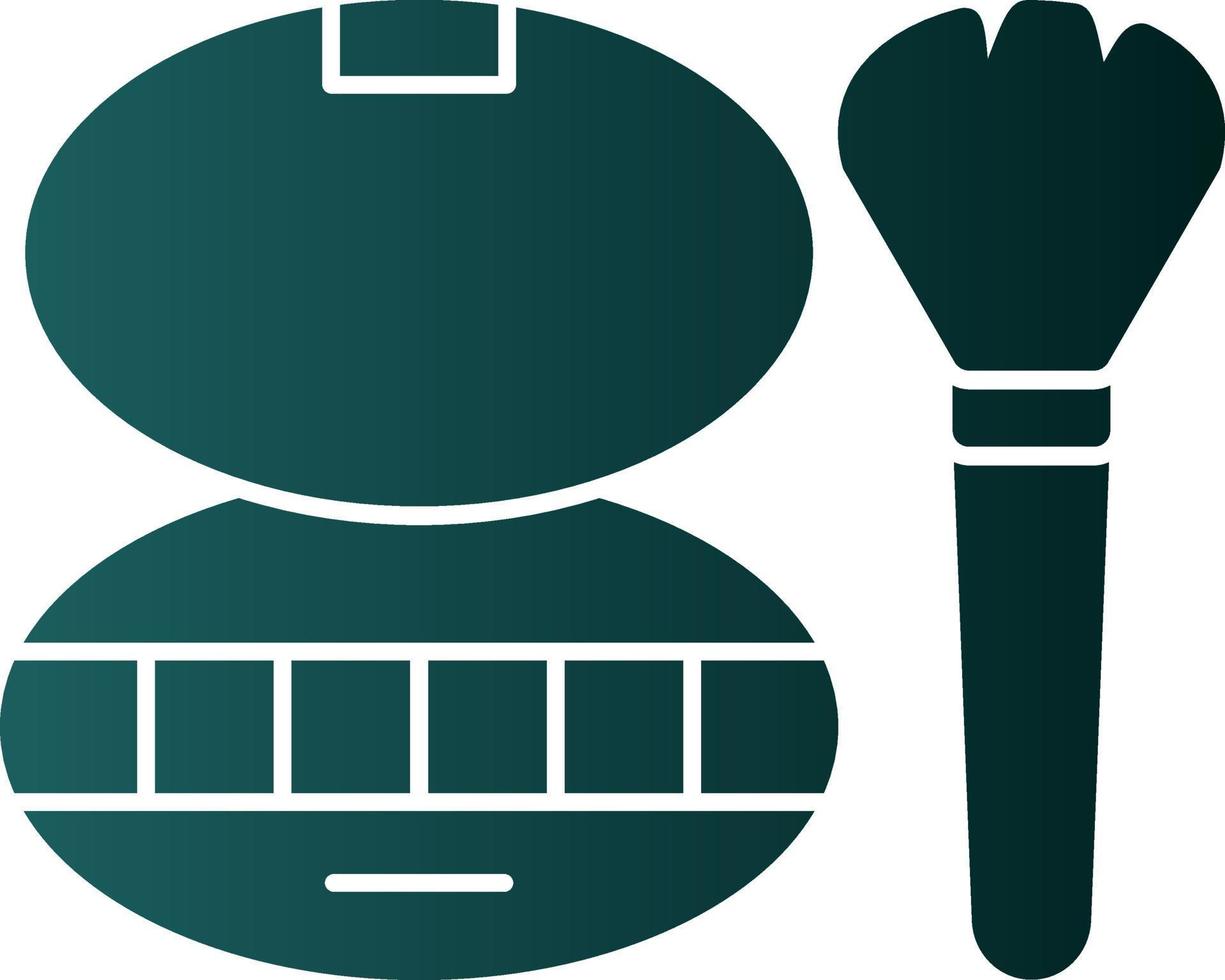 conception d'icône de vecteur de fard à paupières