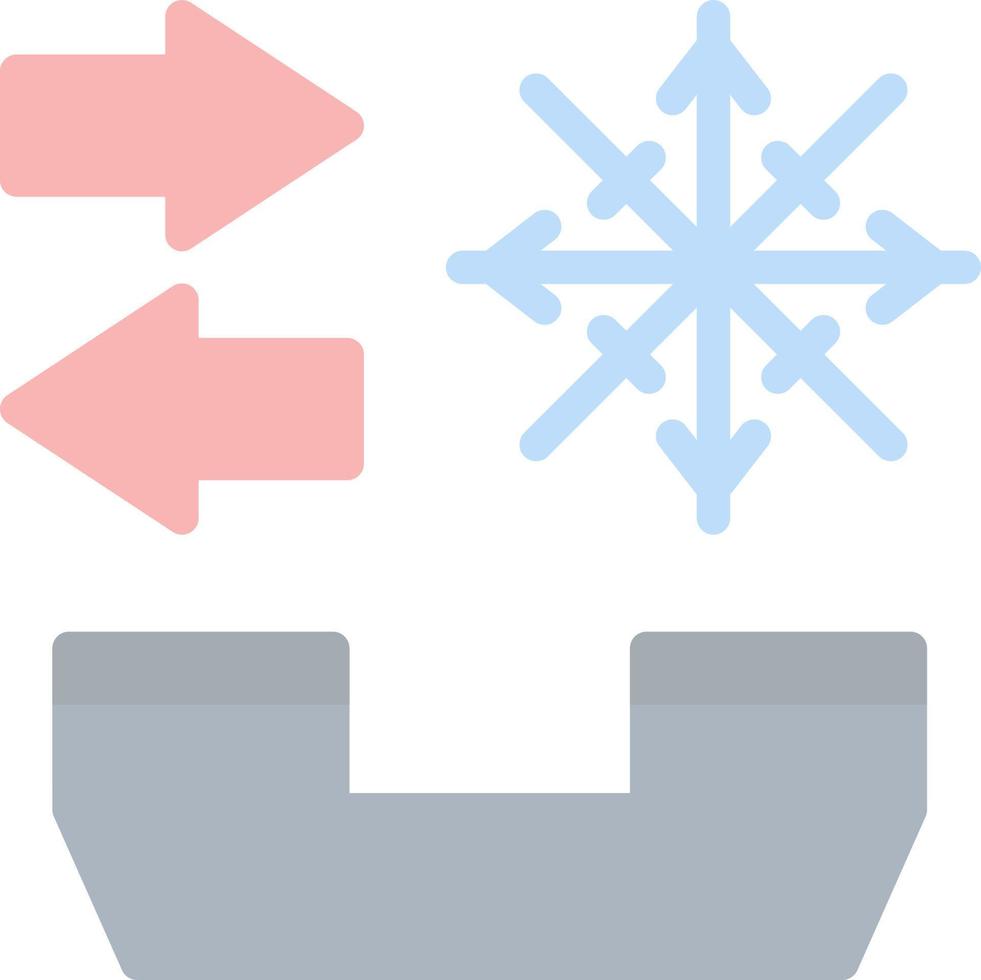 conception d'icône de vecteur d'appel à froid