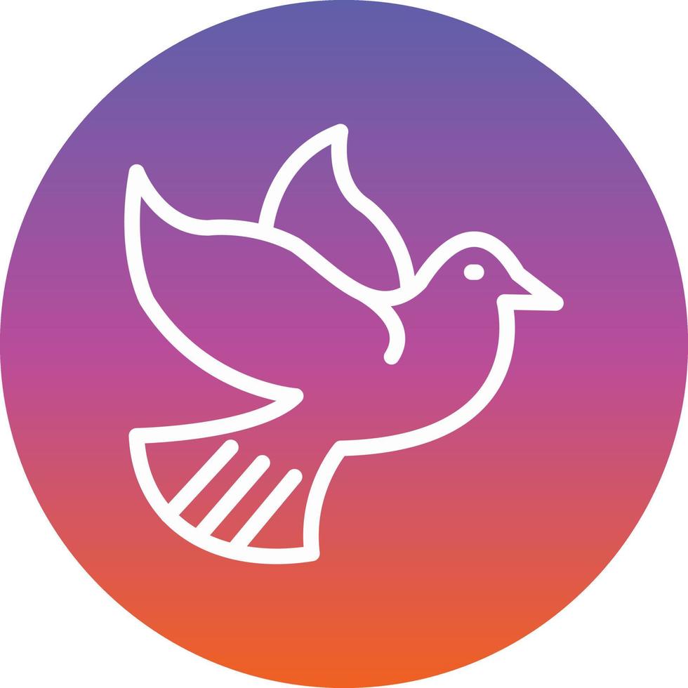 conception d'icône vecteur pigeon