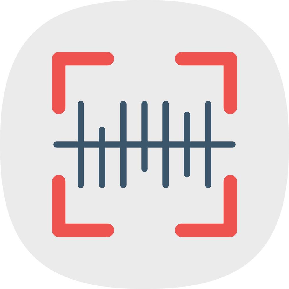 conception d'icône de vecteur de code à barres